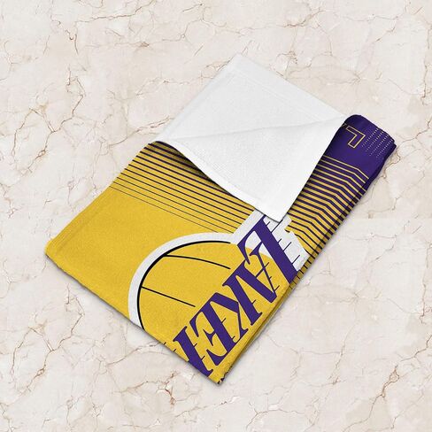 NORTHWEST Los Angeles Lakers NBA Hussle Micro Fiber Sports Towel 24 x 42 Inches in Saudi Arabia