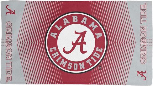 منشفة Alabama Crimson Tide NCAA Hussle الرياضية المصنوعة من الألياف الدقيقة مقاس 24 × 42 بوصة in Kuwait