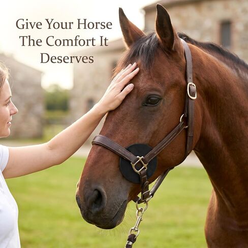 Skrfren 4 Pcs Bit Guards for Horses Bits Cheek Guard with Hook and Loop Fastener Horse Bit Guards for Horse Bits Protection and Comfort in Kuwait