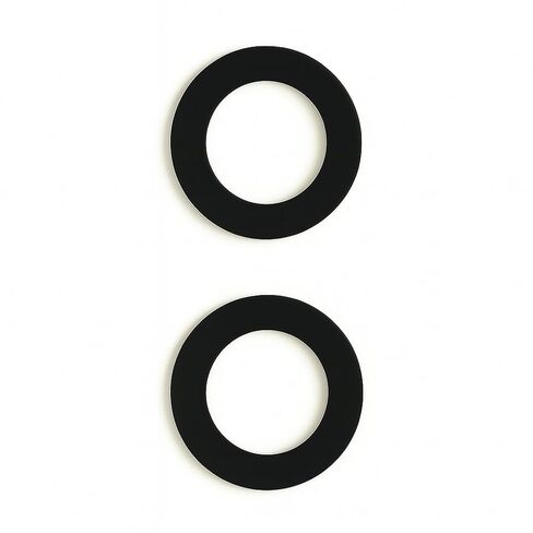 2-Pack 3/4 Inch Rubber Washer Gaskets – Flat Hose Washers for Garden Hose, Faucet, Shower Head, Leak-Proof O-Ring Seals for Plumbing and Outdoor Use in Kuwait