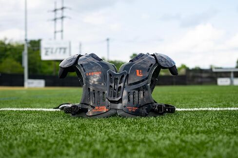Legion M-250 Varsity Football Shoulder Pads, Patents Pending, Lightweight, Optimized Mobility, Enhanced Impact Protection, Industry-Best Ventilation and Cooling in Kuwait