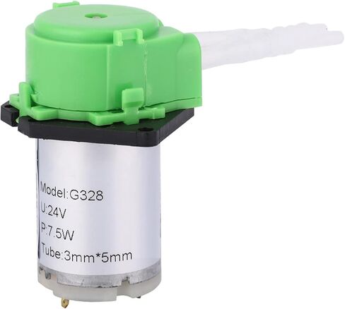 مضخة تمعجية Fafeicy 24V DC ABS مضخة الجرعات 10 إلى 90 مل في الدقيقة أنبوب سيليكون ذاتي التحضير ثلاثي الأسطوانة لنقل السائل التحليلي لمختبر الحوض in Kuwait