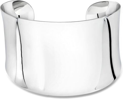Ross-Simons Sterling Silver Wide Polished Cuff Bracelet in Saudi Arabia