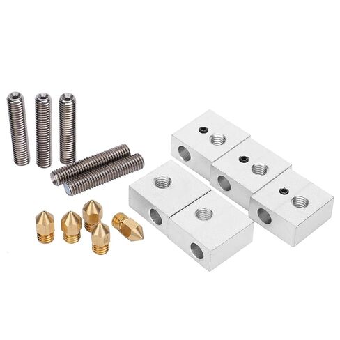 Heating Block for MK7 MK8 Aluminum Alloy 3D Printer Nozzle Accessories Design for DIY Enthusiasts in Kuwait