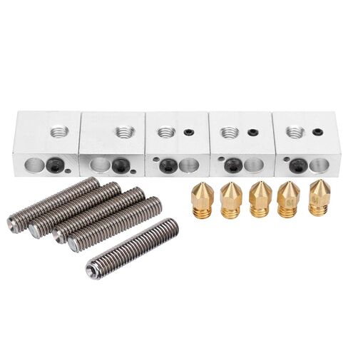 Heating Block for MK7 MK8 Aluminum Alloy 3D Printer Nozzle Accessories Design for DIY Enthusiasts in Kuwait