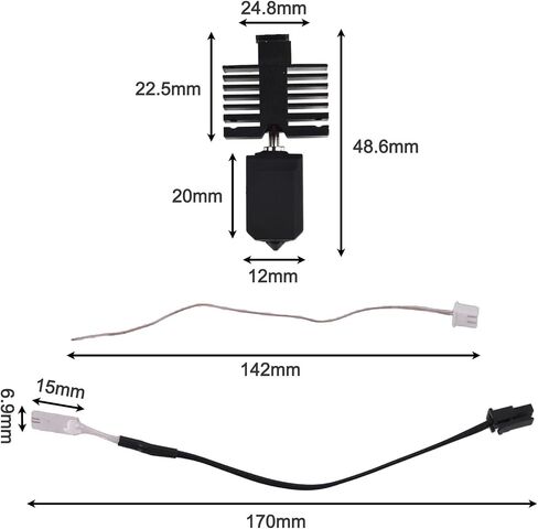 Heating Block Lab X1C, Alloy Extruder Assembly with Integrated Throat, Heat Conduction Smooth Filament in Saudi Arabia
