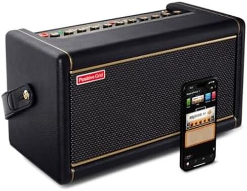 Positive Grid Spark 2 + Spark Control X Bundle – 50W Smart Guitar Practice Amp & Bluetooth Speaker with Built-in Looper, AI Features & Smart App for Electric, Acoustic, & Bass Guitar in Kuwait