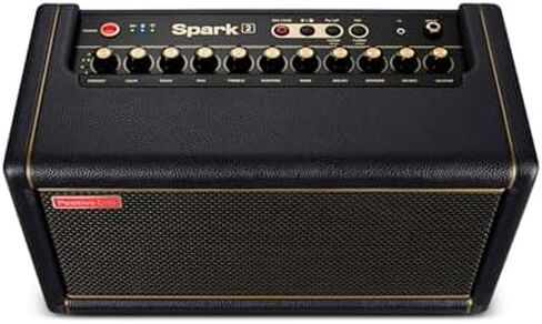 Positive Grid Spark 2 + Spark Control X Bundle – 50W Smart Guitar Practice Amp & Bluetooth Speaker with Built-in Looper, AI Features & Smart App for Electric, Acoustic, & Bass Guitar in Kuwait