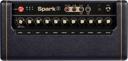 Positive Grid Spark 2 + Spark Control X Bundle – 50W Smart Guitar Practice Amp & Bluetooth Speaker with Built-in Looper, AI Features & Smart App for Electric, Acoustic, & Bass Guitar in Kuwait