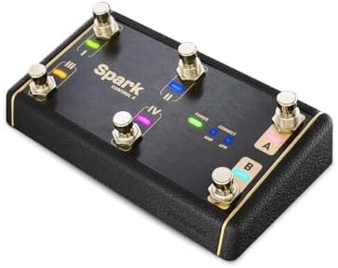 Positive Grid Spark 2 + Spark Control X Bundle – 50W Smart Guitar Practice Amp & Bluetooth Speaker with Built-in Looper, AI Features & Smart App for Electric, Acoustic, & Bass Guitar in Kuwait