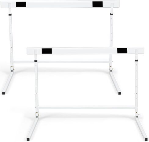 Seenelling Adjustable Height Hurdles from 27 to 42 Inch Foldable Track and Field Equipment Jumping Speed and Agility Training Hurdle for Track Soccer Athletic Basketball Courses Drills in Kuwait