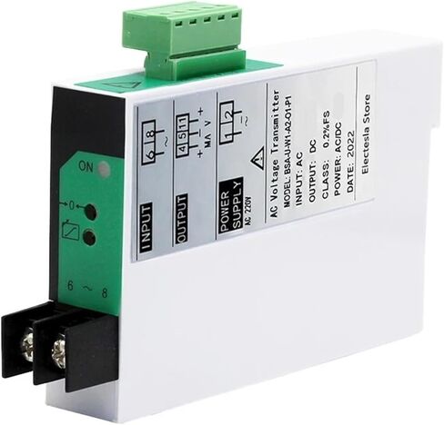 AC Voltage Transmitter 4-20mA 0-20mA 0-10mA Output Sensor DC 85-265V Power Signal Isolation(Ac0-5v Input,0-10mA Output) in Kuwait