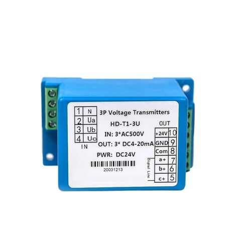 AC Current/Voltage Sensor DC Voltage Transmitter 4-20mA /0-5V Output(3 Wire,0-500V AC-0-5V-24VDC) in Saudi Arabia