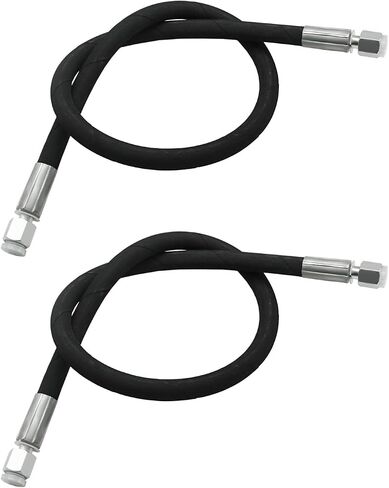 2PCS M14 Hose Excavator Diverter Valve Hoses Compatible with 1-2 ton Chinese Mini Excavator,60MPa,8702PSI,32 Inch long,1/4in Interface in Kuwait