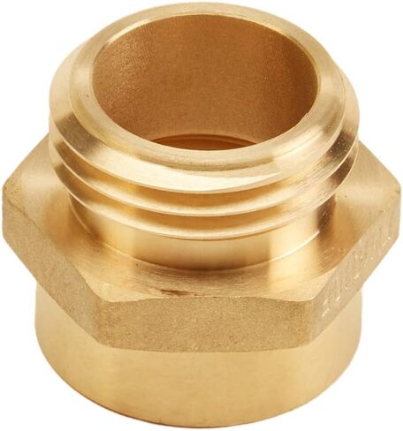 Brass 1" Female NPT to 1" Male NH Fire Hose Adapter in Kuwait