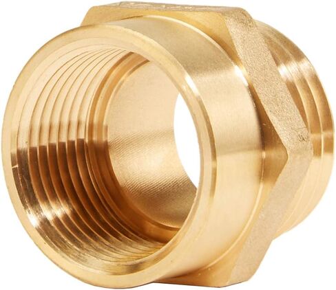 Brass 1" Female NPT to 1" Male NH Fire Hose Adapter in Kuwait