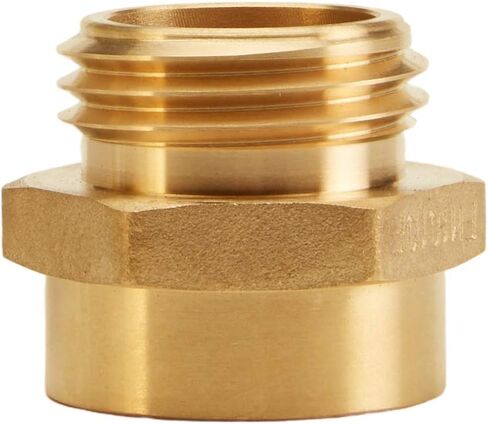 Brass 1" Female NPT to 1" Male NH Fire Hose Adapter in Kuwait