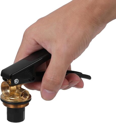 ULTECHNOVO Valve Accessory Replacement Trigger for Extinguishers , Sturdy Iron & Brass Assembly Parts for Commercial Safety Inspection, Home & Garage Emergency Maintenance (Black) in Kuwait