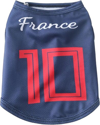 Pet Dog Soccer National Jersey with Breathable Cooling Mesh Fabric Summer Football Dog Sportswear Shirt for Small Medium Large Dogs, Brazil, XXX-Large in Kuwait