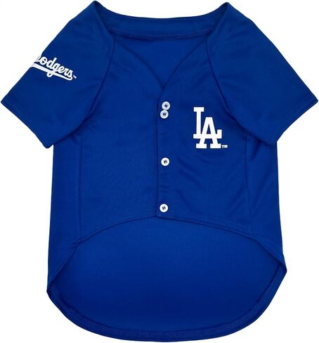 MLBPA Dog Jersey - Shohei Ohtani #17 Blue Pet Jersey - MLB LA Dodgers Mesh Dog & Cat Mesh Blue Jersey, Size Small in Kuwait