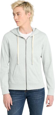 District Women's Re-Fleece Full-Zip Hoodie, 100% Recycled Casual Sweatshirt in Kuwait