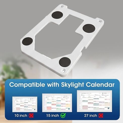 Magnetic Mount for Skylight Calendar 15-Inch, Heavy Duty Fridge Magnet Mount Bracket for Skylight Smart Calendar, No-Drill Space-, Strong Grip in Kuwait