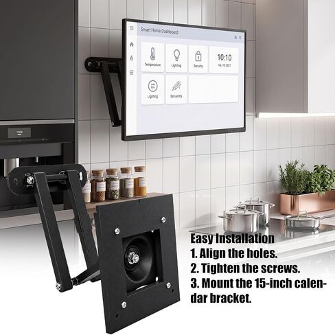 Mount Adapter for Skylight 15 Inch Calendar Wall,for Skylight Digital Calendar & Frame | Compatible with 100x100mm for VESA Brackets, Stands, and Wall Mounts in Kuwait