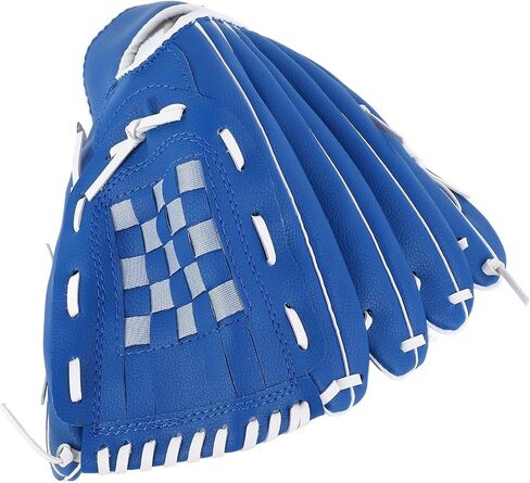 RiToEasysports Softball Glove 12.5 Inches PU Baseball Glove Blue Outfield Mitt Double Reinforced Tear Easy Clean Hand Protection for Outdoor Training Athletes in Saudi Arabia