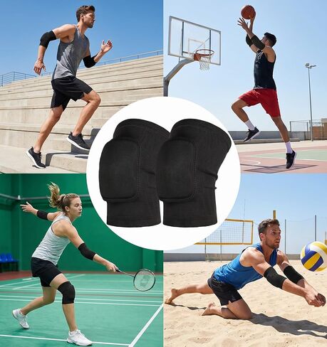 1 Pair Volleyball Elbow Pads Women, Elbow Pads for Volleyball Compression Brace Protector for Basketball Tennis Gym in Kuwait