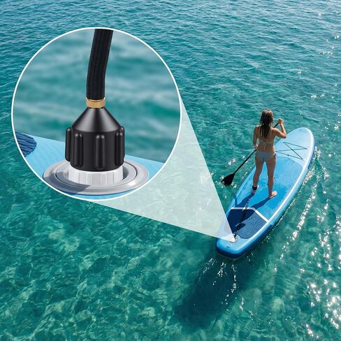 2 PCS Inflatable Boat SUP Pump Adapter, Premium Conventional Air Adapter, Sturdy SUP Air Adapter, for Inflatable Boat, Kayak and Stand Up Paddle Board in Saudi Arabia