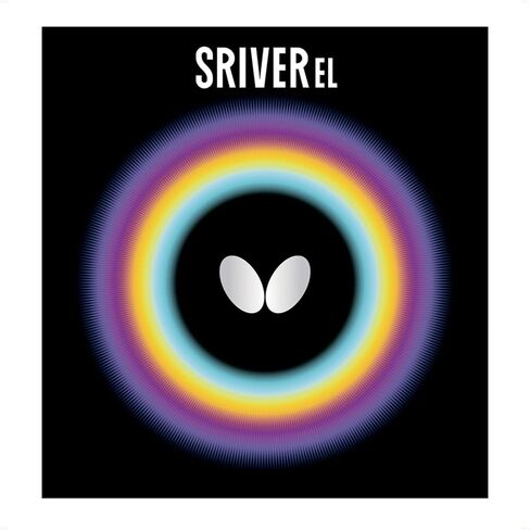 Butterfly Sriver EL Table Tennis Rubber | 1.9 mm or 2.1 mm | Red or Black | 1 Inverted Table Tennis Rubber Sheet | Professional Butterfly Table Tennis Rubber in Kuwait