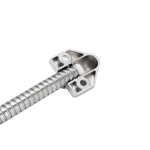 2Pcs Door Loop, Stainless Steel Door Wire Conduit, 12mm Diameter Gooseneck Flexible Electrical Conduit, 400mm Long Tube Access Control Cable Protector Exposed Mounting Sleeve in Kuwait