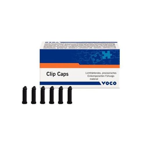 Voco 1287 Clip Caps Light Cured Provisional Filling Compules 25/Pk 0.25 Gm in Kuwait