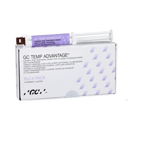 GC 136507 Temp Advantage أسمنت مؤقت مع محاقن الفلورايد 7.5 جرام 4/عبوة in Kuwait