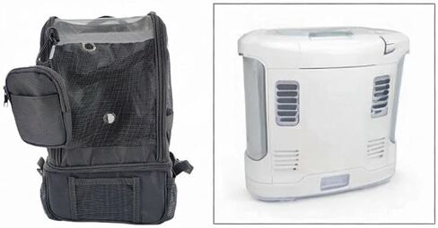 Concentrator Bag Machine Carrier Backpack Portable Lightweight Bag with Adjustable Straps Zippered Pocket Sturdy Polyester Suitable for Fishing in Saudi Arabia
