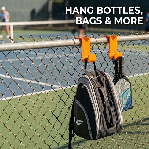 2 Pack Baseball & Softball Fence Hooks for Chain Link Fence – Heavy Duty Sports Bag Hangers for Dugout Organization, Backpack, Bat Bag, Helmet & Equipment Storage, Portable Fence Gear Hooks in Kuwait