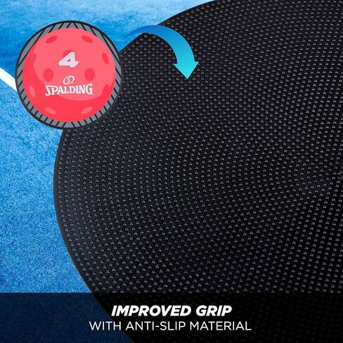 Spalding - Pickleball Court Marker & Shot Spot Set, 17-Piece Training Target Kit, Non-Slip Floor Markers for Footwork, Agility, Accuracy & Drill Training, Indoor & Outdoor Sports Practice Equipment in Kuwait