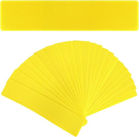 24 Pcs Court Line Marker Kit, Yellow Boundaries Markers Lines Set, Pickleball Court Lines Kit for Tennis Basketball Volleyball Badminton Pickleball Net Courts Outdoor or Indoor Training in Kuwait