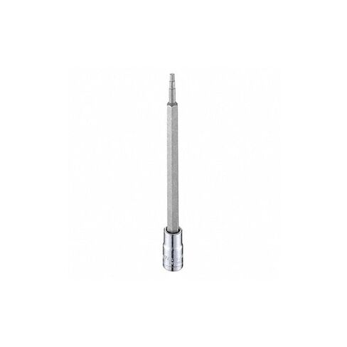 Westward 1/4 in Drive Hex Socket Bit Metric 3 mm Tip, 4 3/4 in L 54TM18-1 Each in Kuwait