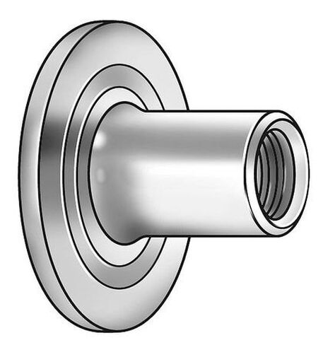 #10-24 Steel Round Base Weld Nut with Projections, 50 pk. in Kuwait