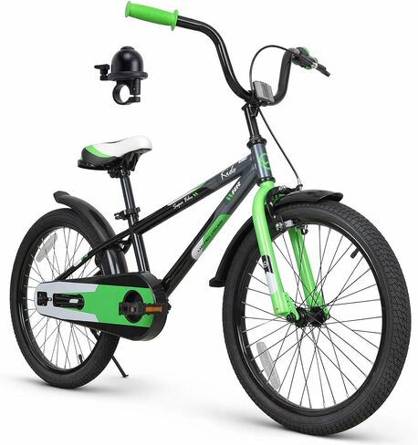 16 20 Inch Kids Bike Beginner Bicycle for Children Bike Boy Girl with Adjustable Seat, Bell, Coaster Brake, Multiple Color in Kuwait