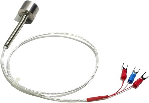 PT100 Type Probe Adsorption Temperature Sensor with Three-core Shielded Wire 0~350℃ 1M-5M , 1PC(Length 5M) in Kuwait