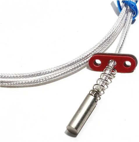 1PC PT100 Plate-Type End-face Thermal Resistance WZPM-201 Temperature Probe Sensor PTFE Waterproof Wire(Polyimide Wire 1M) in Kuwait