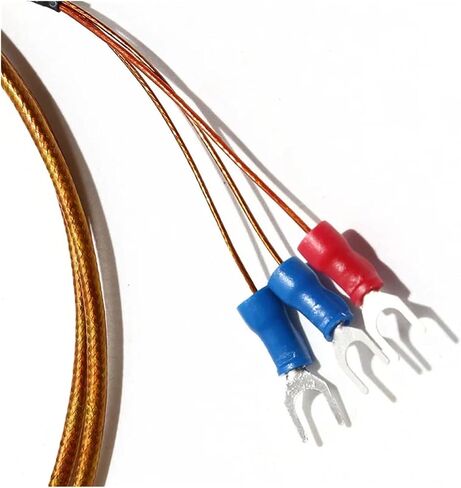 1PC PT100 Plate-Type End-face Thermal Resistance WZPM-201 Temperature Probe Sensor PTFE Waterproof Wire(Polyimide Wire 1M) in Kuwait