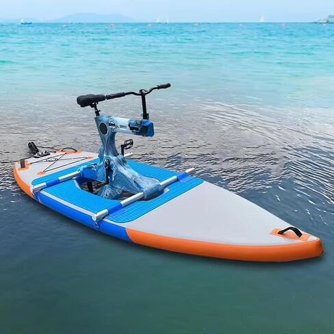 Water Bike Sea Bike Pedal Bike Leisure Surfing, Water Bike Lake Bike Bicycle Pedal Boat Inflatable Boat, Adult Water Bike in Kuwait