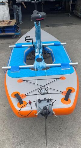 Water Bike Sea Bike Pedal Bike Leisure Surfing, Water Bike Lake Bike Bicycle Pedal Boat Inflatable Boat, Adult Water Bike in Kuwait