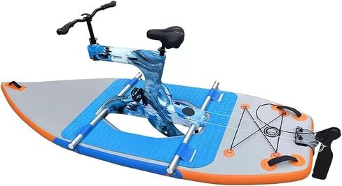 Water Bike Sea Bike Pedal Bike Leisure Surfing, Water Bike Lake Bike Bicycle Pedal Boat Inflatable Boat, Adult Water Bike in Kuwait