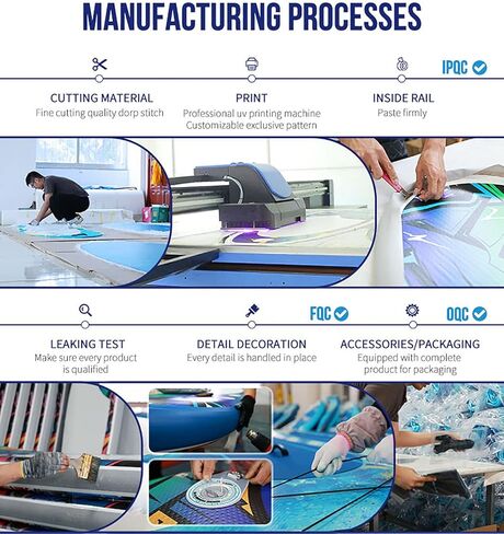 SUP Water Bike, Inflatable Pedal Boat, 130 kg Weight Capacity, EVA Material, Adjustable Handlebars, for Water Sports & Fishing in Kuwait