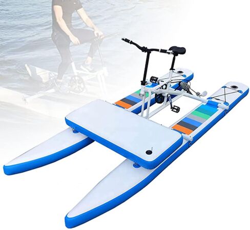 Water Bicycle, Water Boating, Inflatable Kayak Bikeboat for Lake, Park Water Leisure Bicycles, Water Amusement Facilities in Kuwait