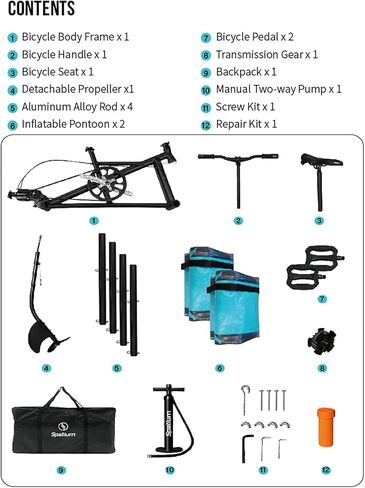 Water Bikes, SUP Water Sports Touring Kayaks, Inflatable Pedal Boat,Inflatable Fishing Boat Pedal Kayak Release Your Hand end Enjoy Fun Water in Kuwait